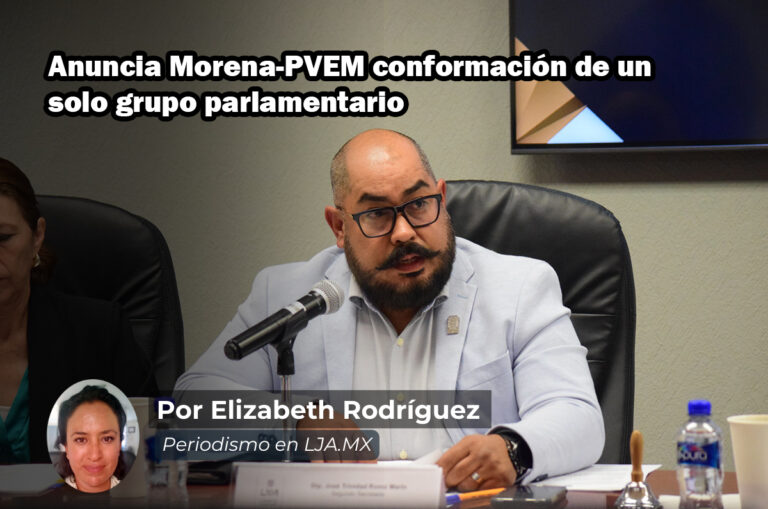 Anuncia Morena-PVEM conformación de un solo grupo parlamentario