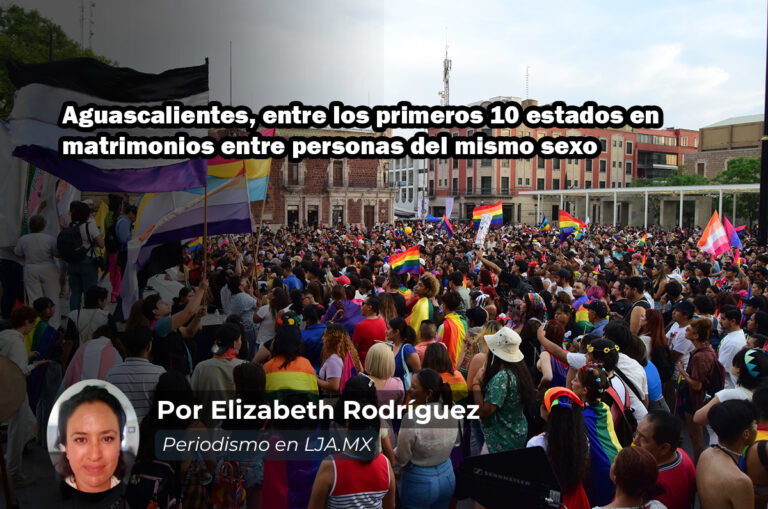 Aguascalientes, entre los primeros 10 estados en matrimonios entre personas del mismo sexo