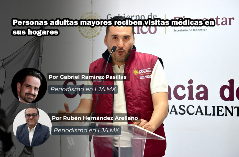 Personas adultas mayores reciben visitas médicas en sus hogares