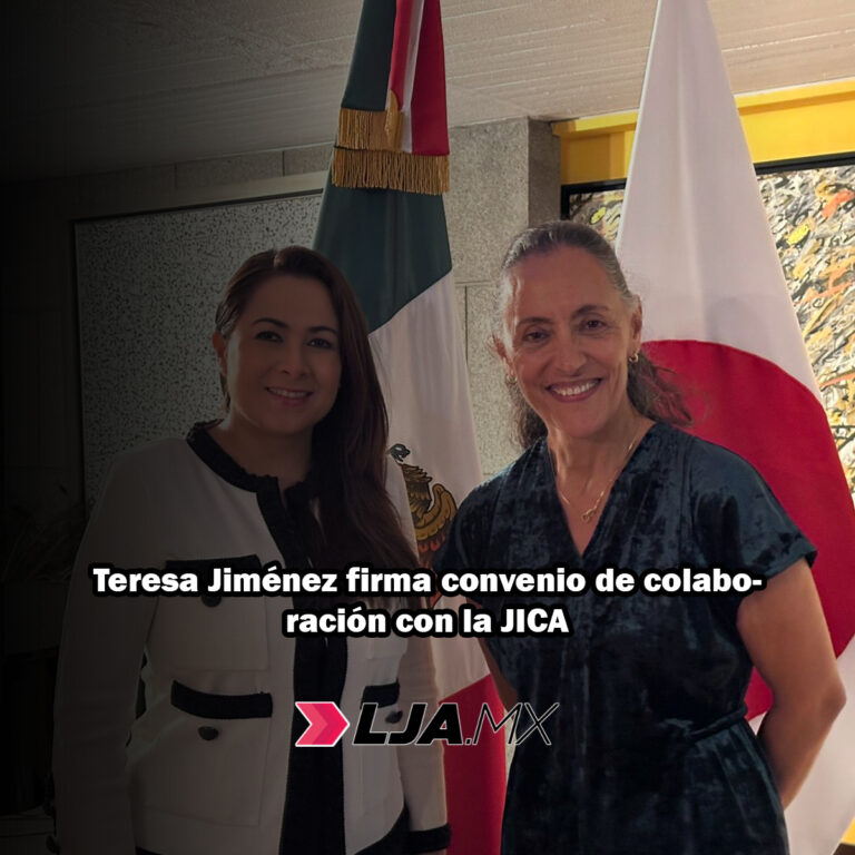 La gobernadora de Aguascalientes Teresa Jiménez firma convenio de colaboración con la JICA