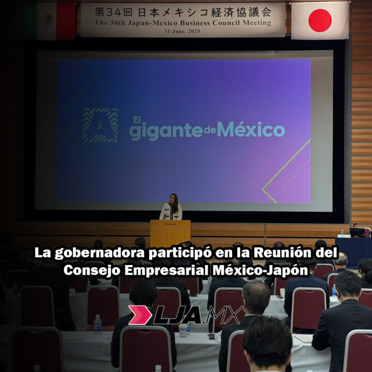 La gobernadora de Aguascalientes participó en la Reunión del Consejo Empresarial México-Japón