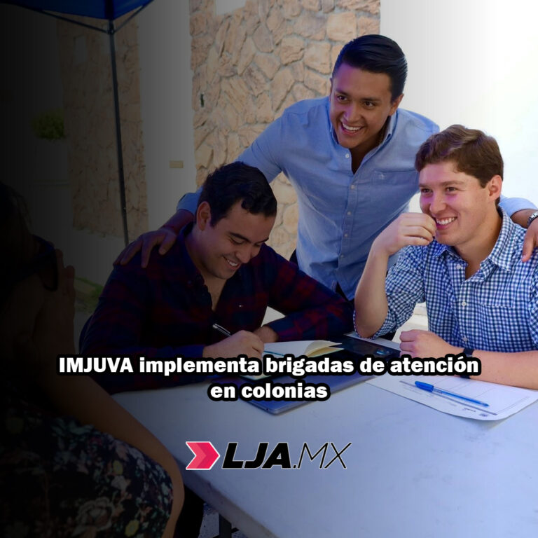 IMJUVA implementa brigadas de atención en colonias de Aguascalientes