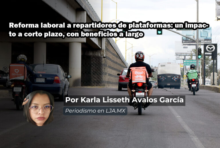 Reforma laboral a repartidores de plataformas: un impacto a corto plazo, con beneficios a largo en Aguascalientes