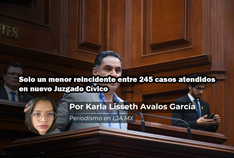 Solo un menor reincidente entre 245 casos atendidos en nuevo Juzgado Cívico en Aguascalientes