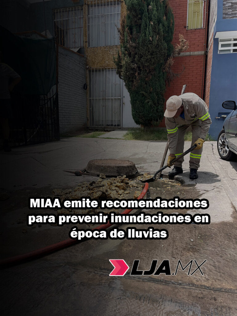 MIAA emite recomendaciones para prevenir inundaciones en época de lluvias