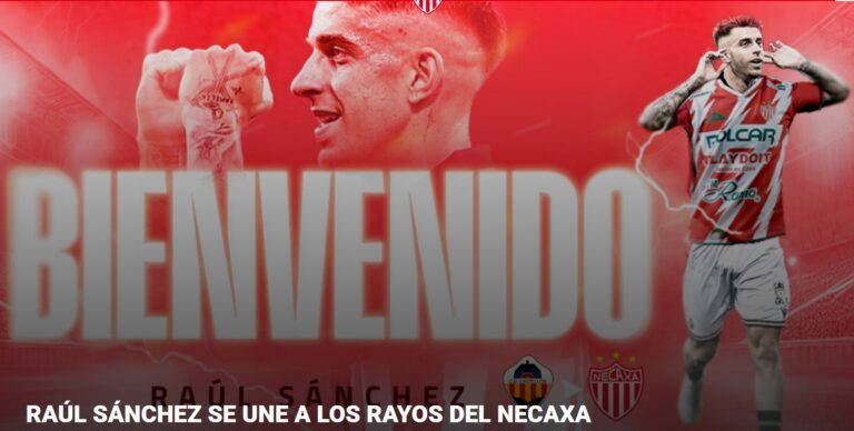 Raúl Sánchez se une a los Rayos del Necaxa