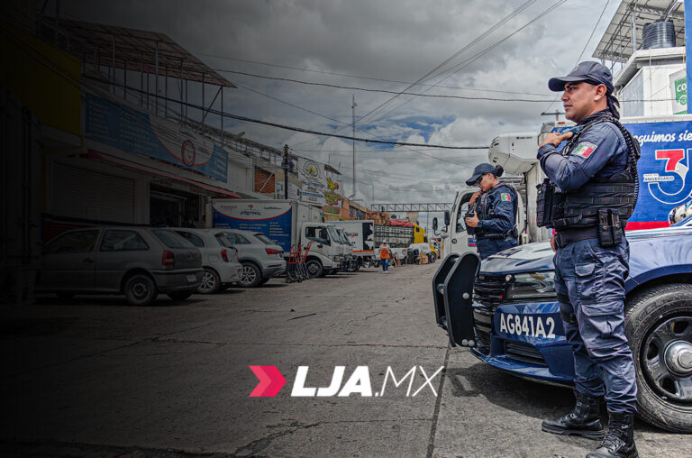 Policía Estatal de Aguascalientes refuerza labores de seguridad en el Centro Comercial Agropecuario