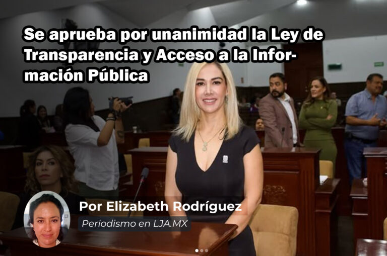 Se aprueba por unanimidad la Ley de Transparencia y Acceso a la Información Pública