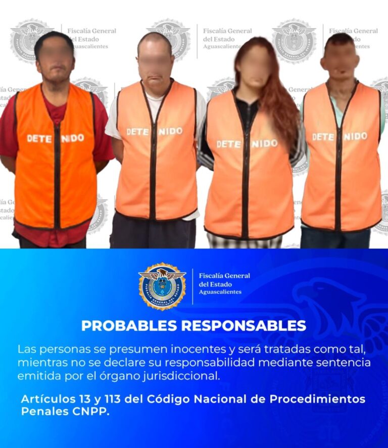 FISCALÍA ESTATAL OBTIENE RESULTADOS CONTUNDENTES EN COMBATE AL NARCOMENUDEO EN AGUASCALIENTES.