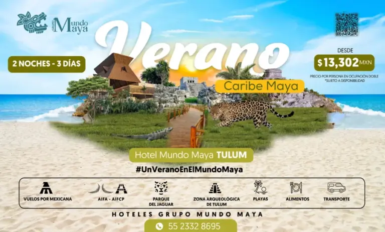 Grupo Mundo Maya lanza increíbles paquetes turísticos para descubrir el sureste mexicano