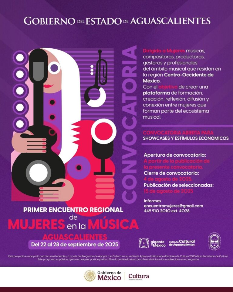 Mujeres en la música: primer encuentro regional impulsa talento femenino en Aguascalientes