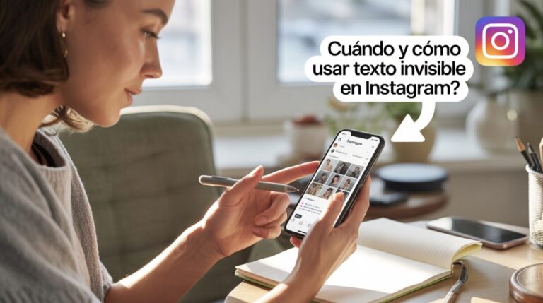 ¿Cuándo y cómo usar texto invisible en Instagram?