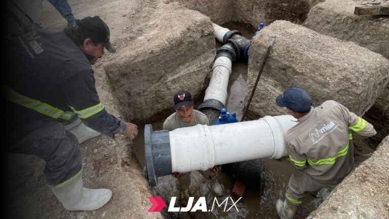 Mejoran distribución de agua potable en Ciudad Industrial con nuevo tanque elevado