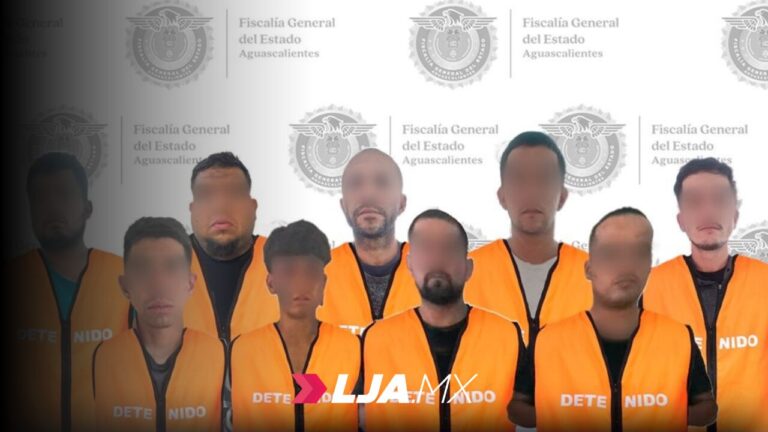 FISCALÍA DE AGUASCALIENTES LOGRA VINCULACIÓN A PROCESO DE NUEVE PERSONAS DETENIDAS DURANTE OPERATIVOS DEL 26 DE JULIO.
