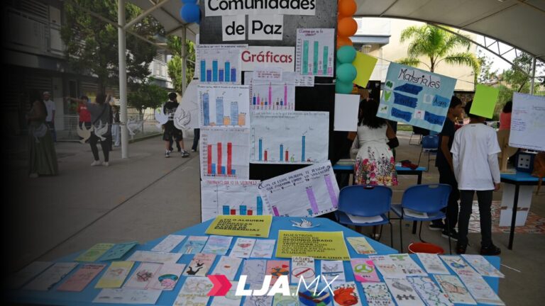 Gobierno de Jesús María participa en feria escolar para erradicar la violencia