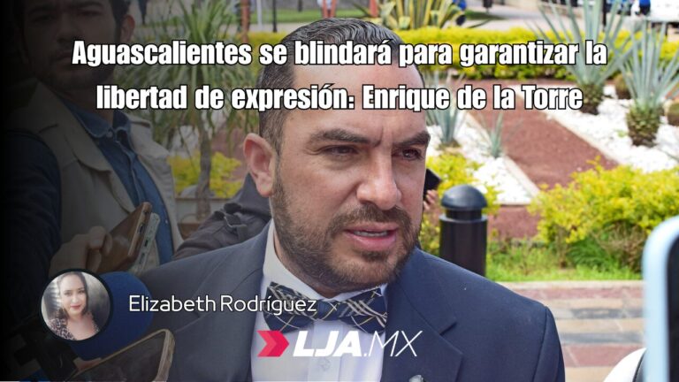 Aguascalientes se blindará para garantizar la libertad de expresión: Enrique de la Torre