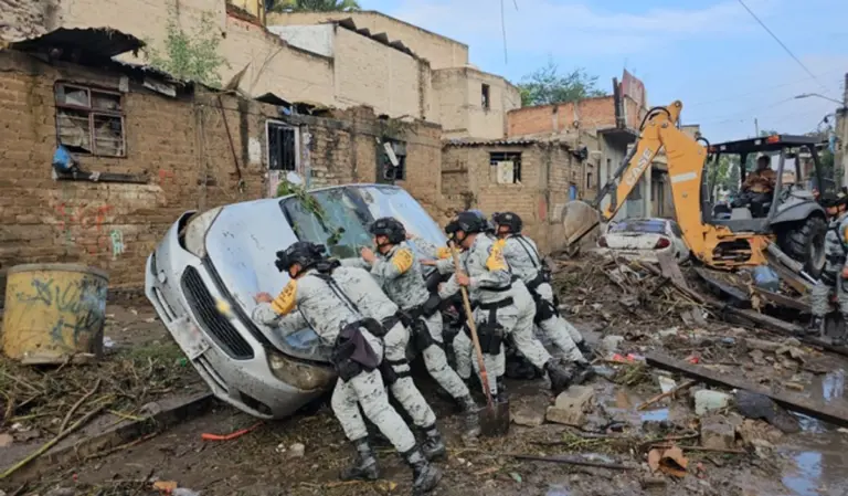 Implementan Plan DN-III-E en Jalisco por afectaciones tras intensas lluvias