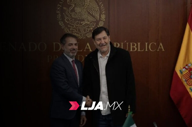 Fernández Noroña refuerza lazos diplomáticos con embajadores de España y China