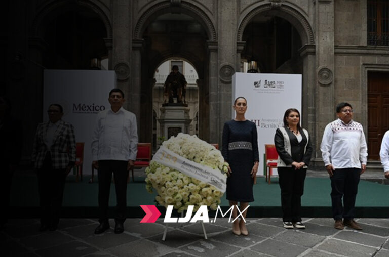 Claudia Sheinbaum encabeza Conmemoración del 153 Aniversario Luctuoso de Benito Juárez