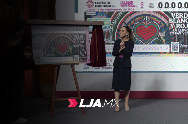 México se escribe con M de migrante: Sorteo de la Lotería Nacional del 15 de septiembre apoyará a mexicanos en EUA