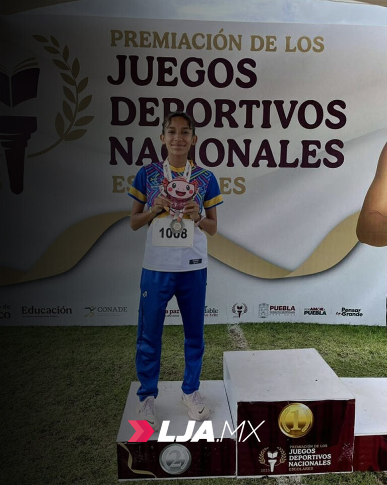 La aguascalentense Mía Pinedo logra plata en 1,500 m nacionales