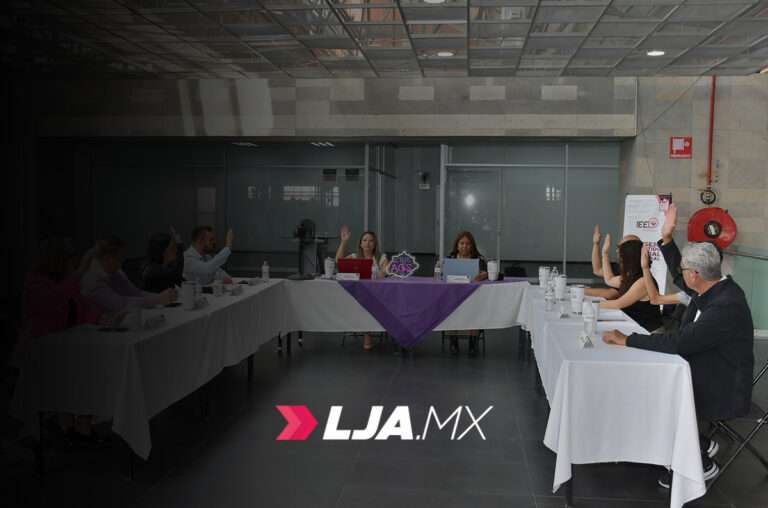 Clausura actividades Consejo del Partido Judicial Electoral 01 en Aguascalientes