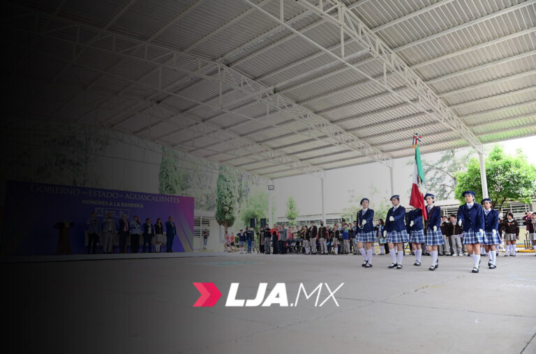 Gobernadora de Aguascalientes entrega infraestructura educativa en Rincón de Romos