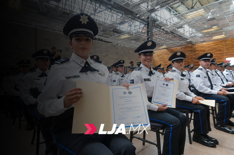 SSPM realizó la ceremonia de graduación de 46 nuevos policías en Aguascalientes