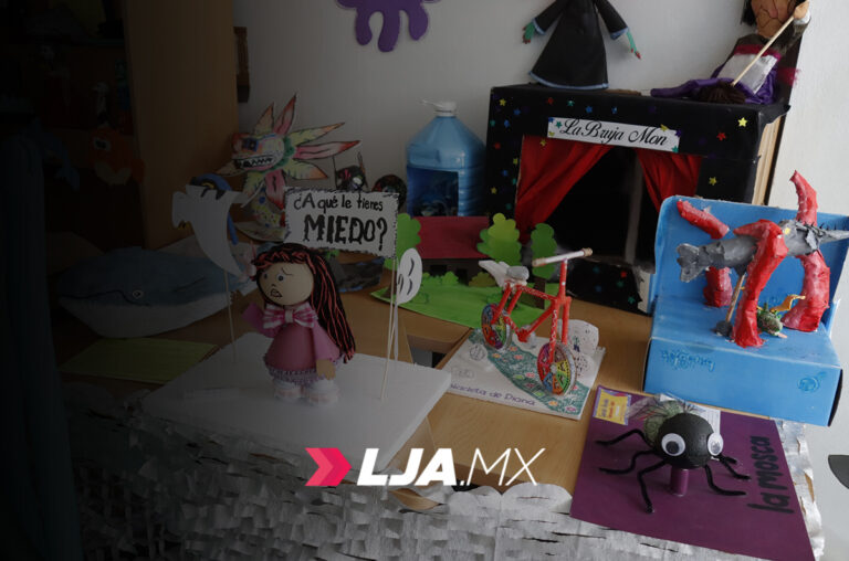 Niñas y niños de Aguascalientes exponen proyectos literarios escolares