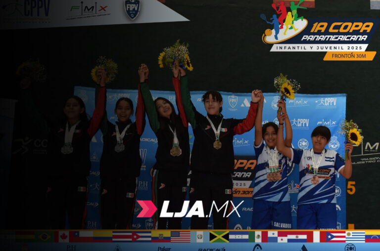 Tres medallas para Aguascalientes en Copa Panamericana de Frontón