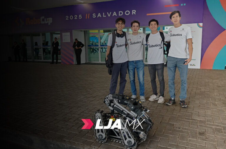 Estudiantes de Aguascalientes compiten en uno de los torneos de robótica más importantes del mundo