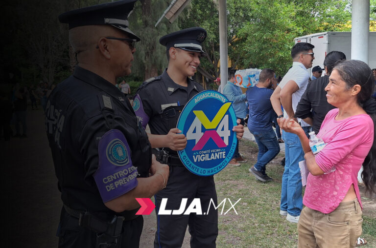 A través de la proximidad social, la SSPE atiende a la población de Aguascalientes