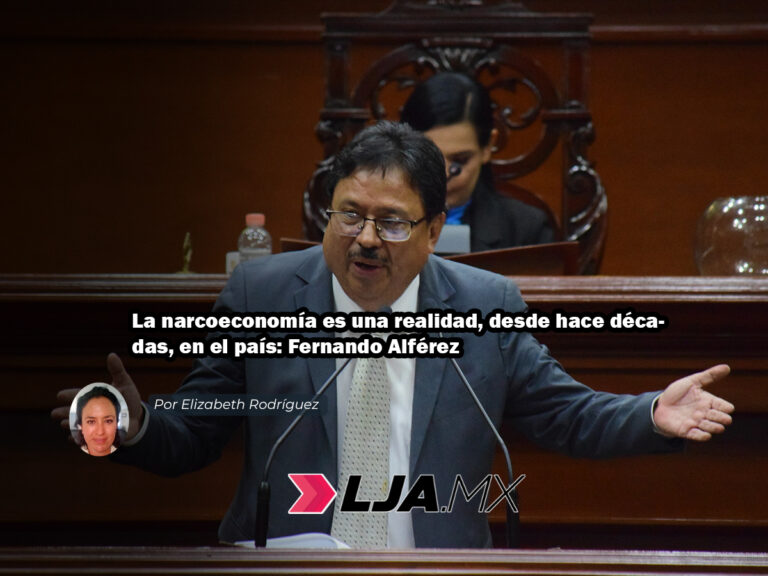 La narcoeconomía es una realidad, desde hace décadas, en el país: Fernando Alférez
