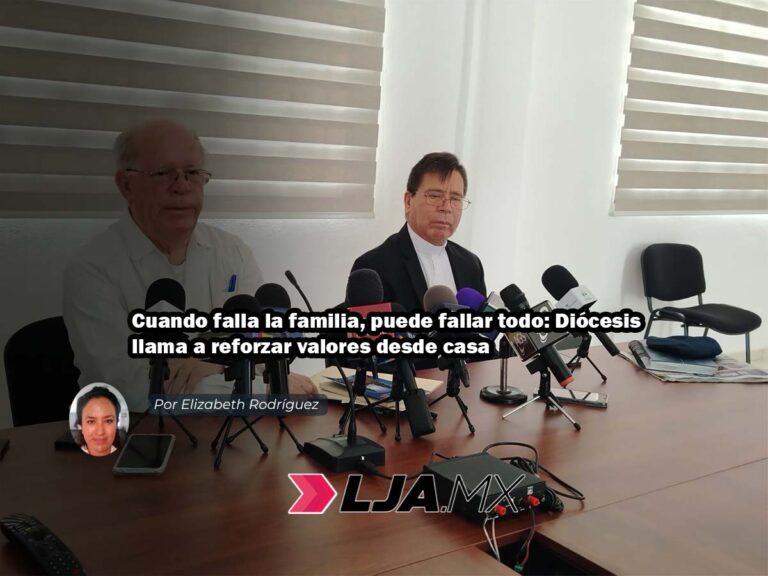 Cuando falla la familia, puede fallar todo: Diócesis llama a reforzar valores desde casa en Aguascalientes