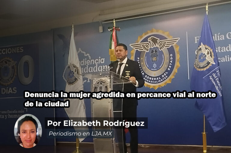 Denuncia la mujer agredida en percance vial al norte de la ciudad de Aguascalientes
