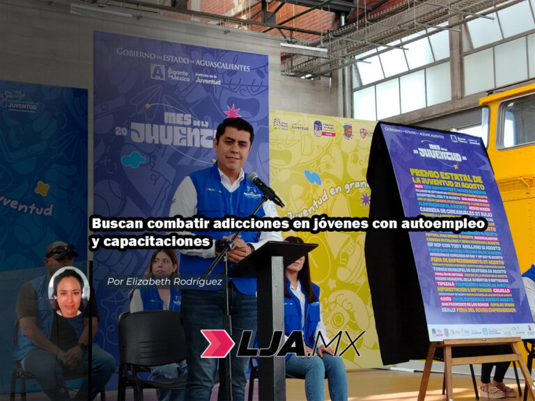 Buscan combatir adicciones en jóvenes con autoempleo y capacitaciones en Aguascalientes