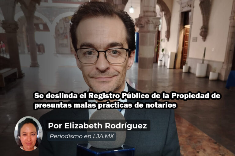Se deslinda el Registro Público de la Propiedad de presuntas malas prácticas de notarios en Aguascalientes