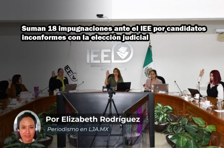 Suman 18 impugnaciones ante el IEE por candidatos inconformes con la elección judicial