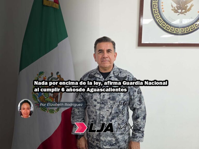 Nada por encima de la ley, afirma Guardia Nacional al cumplir 6 años
