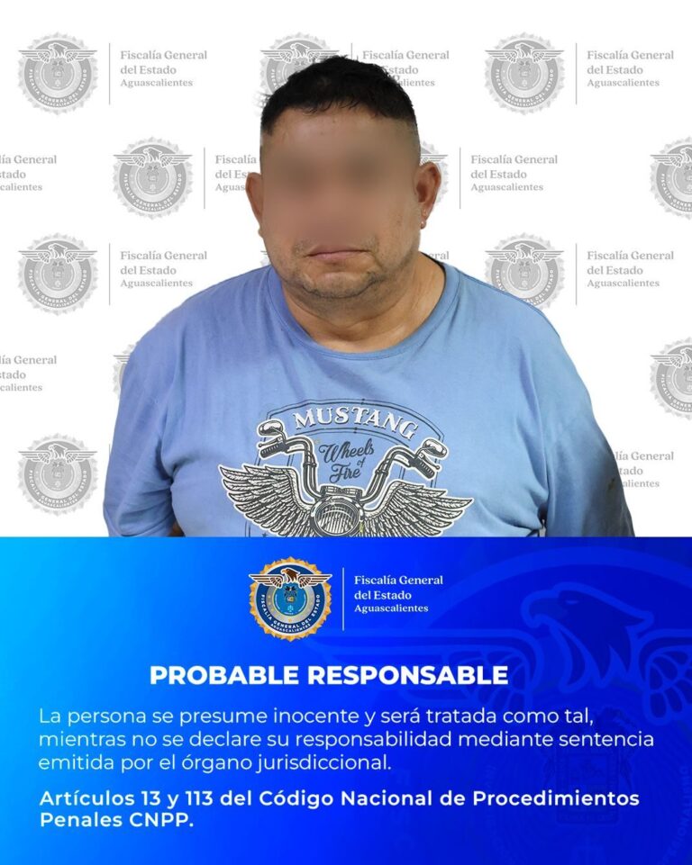 Fiscalía logra vinculación a proceso por feminicidio en la capital del estado de Aguascalientes