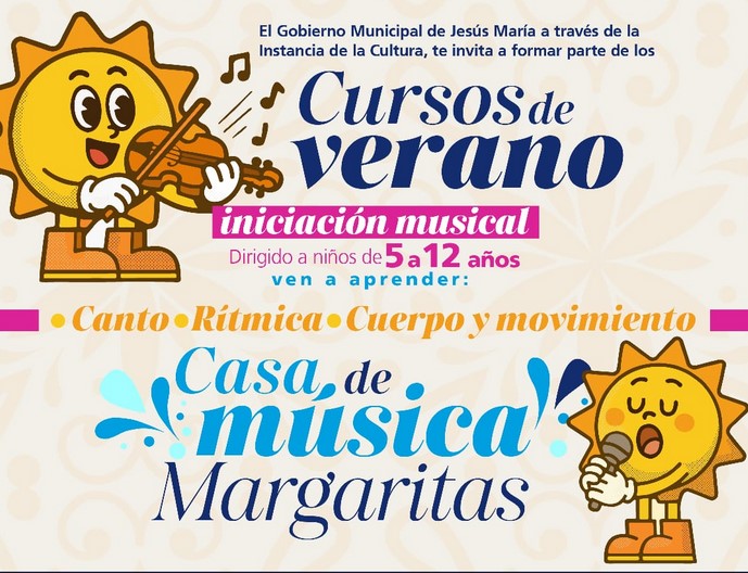 Invitan a cursos de verano gratuitos de iniciación musical para niñas y niños en Jesús María