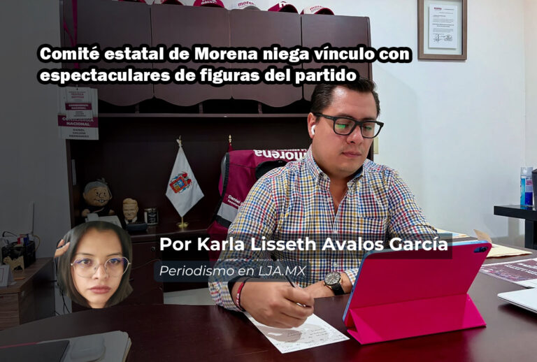 Comité estatal de Morena en Aguascalientes niega vínculo con espectaculares de figuras del partido