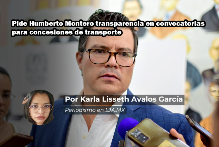 Pide Humberto Montero transparencia en convocatorias para concesiones de transporte en Aguascalientes