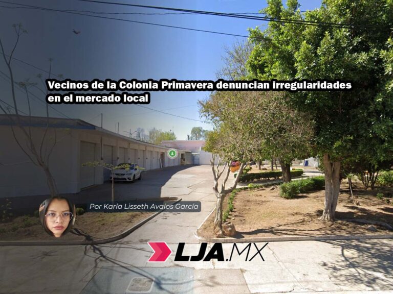 Vecinos de la Colonia Primavera en Aguascalientes denuncian irregularidades en el mercado local