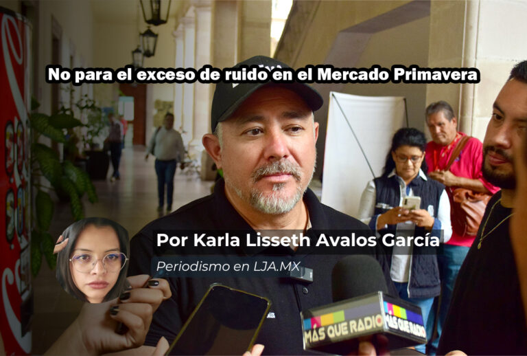 No para el exceso de ruido en el Mercado Primavera en Aguascalientes