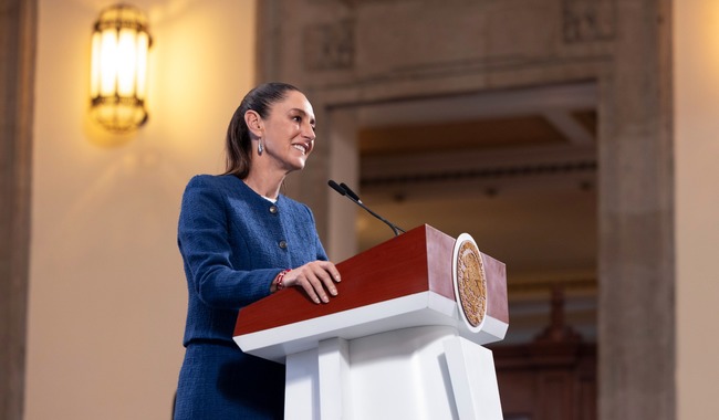 Claudia Sheinbaum se reúne con congresistas de EE.UU. en Palacio Nacional poco antes de que entren en vigor nuevos aranceles