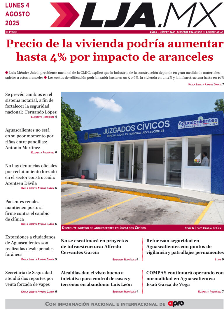 Precio de la vivienda podría aumentar hasta 4% por impacto de aranceles y más en LJA.MX, edición 4/8/2025