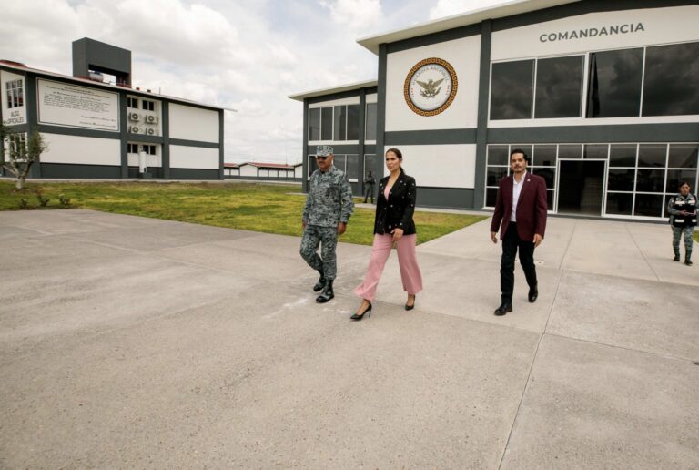 Inaugura Gobernadora Libia Dennise instalaciones de la Guardia Nacional en Salamanca, Guanajuato