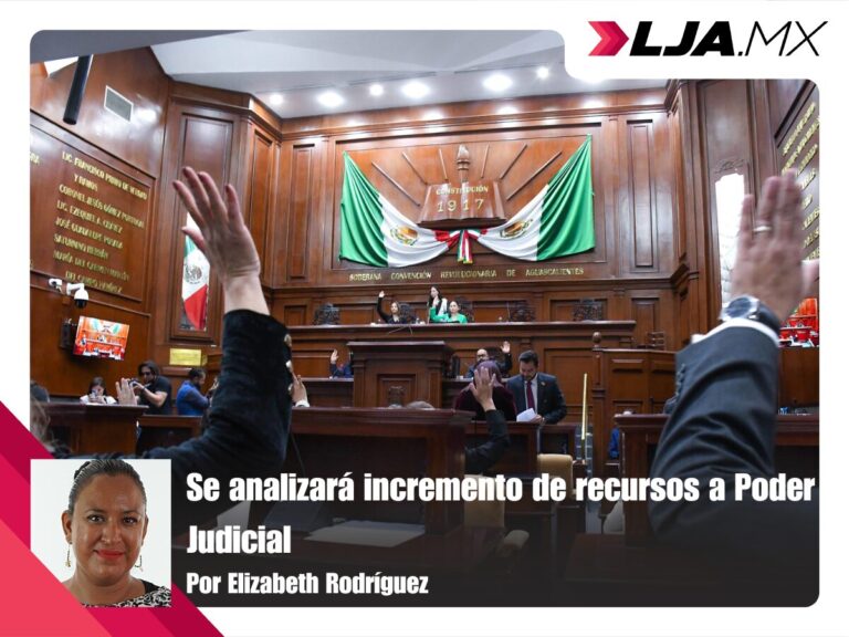 Se analizará incremento de recursos a Poder Judicial