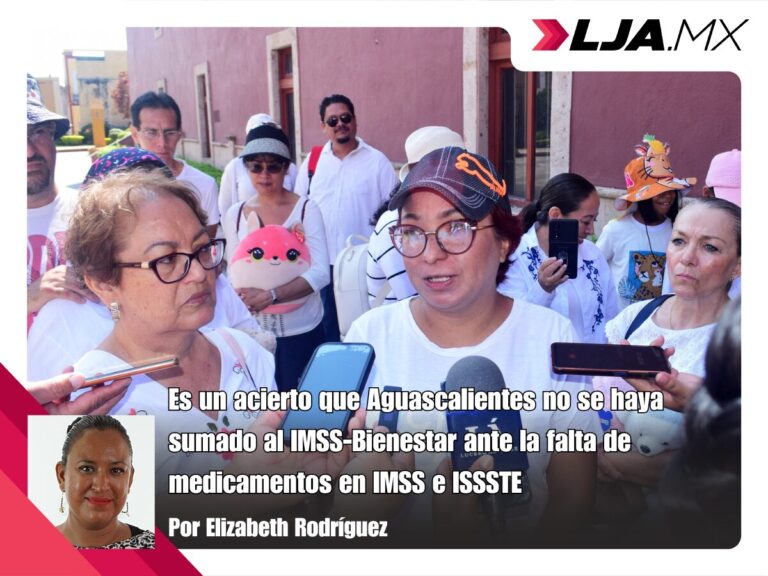 Es un acierto que Aguascalientes no se haya sumado al IMSS-Bienestar ante la falta de medicamentos en IMSS e ISSSTE